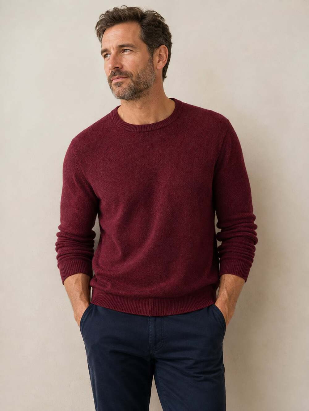 Charter Club Luxury 100% Cashmere Red Crew Neck Sweater Size L